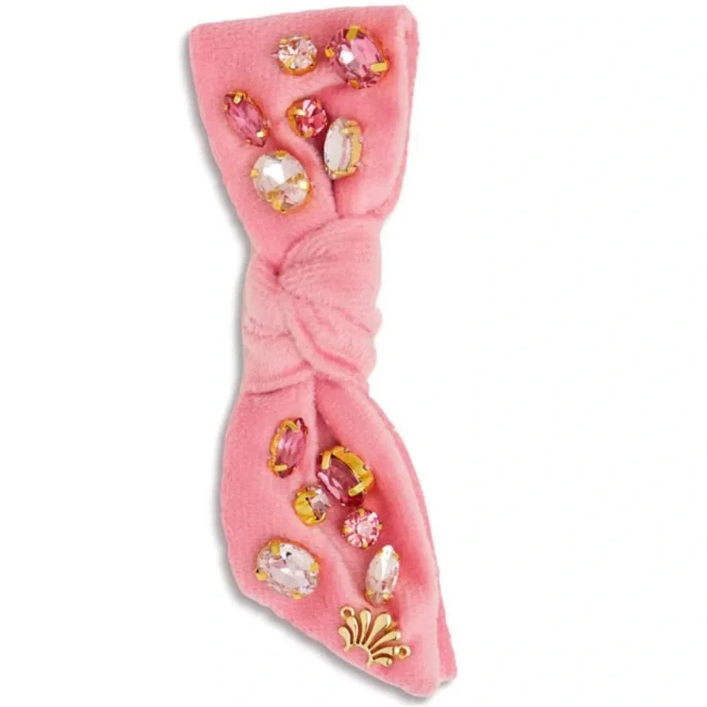 LELE SADOUGHI NWT AUTHENTIC PINK EMBELLISHED BREAST CANCER AWARENESS RIBBON - Picture 4 of 10